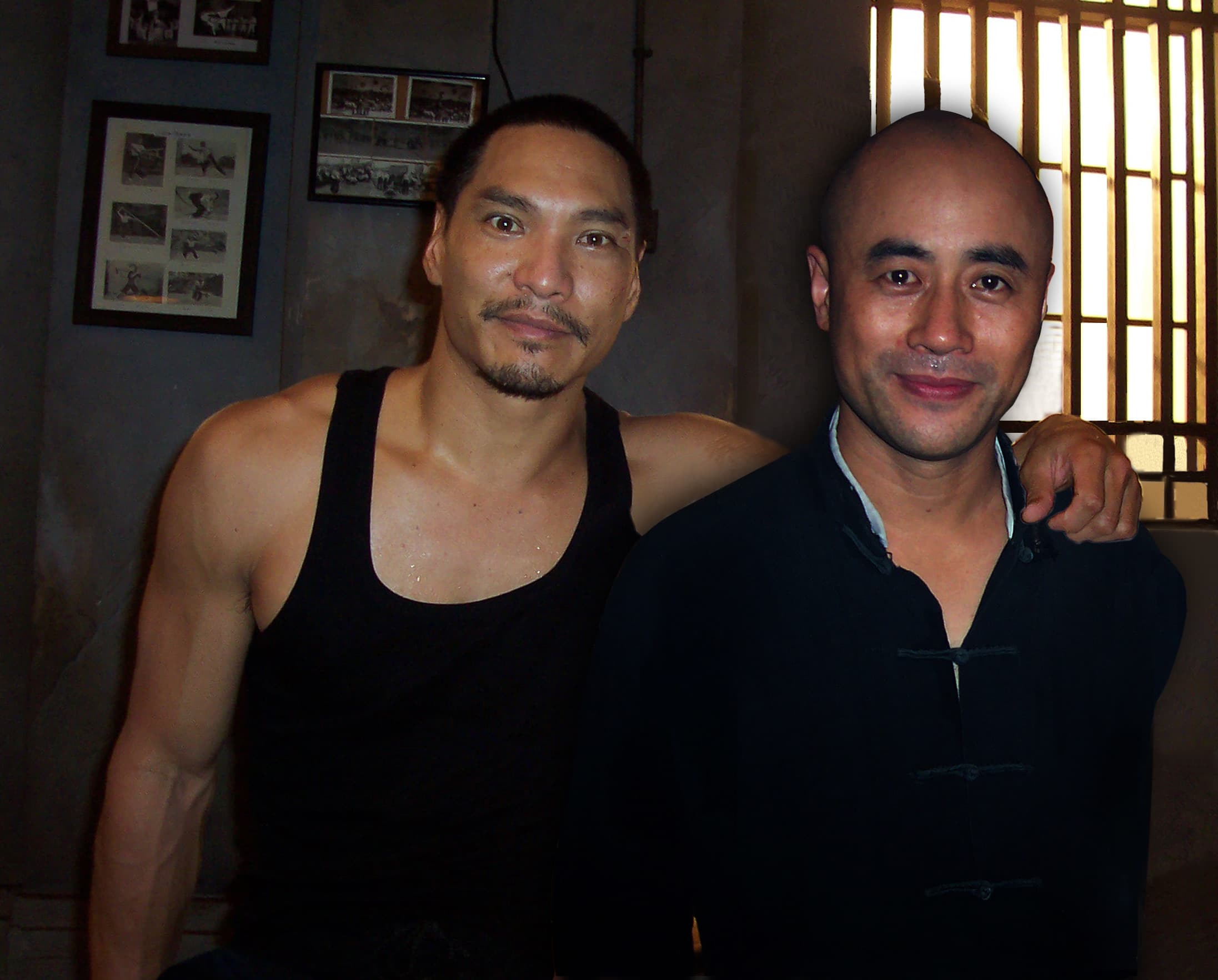 Talking kung fu on set